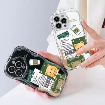 Милый мультяшный узор, кремовая текстура, мягкий силиконовый чехол с волнистыми краями, чехол для телефона для Vivo Vivo V20 Pro белый