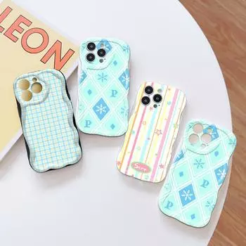 Милый мультяшный узор, кремовая текстура, мягкий силиконовый чехол с волнистыми краями, чехол для телефона для OPPO Reno Realme OPPO R15 прозрачный