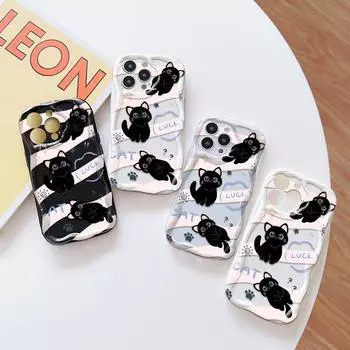 Милый мультяшный узор, кремовая текстура, мягкий силиконовый чехол с волнистыми краями, чехол для телефона для OPPO Reno Realme OPPO A20 белый