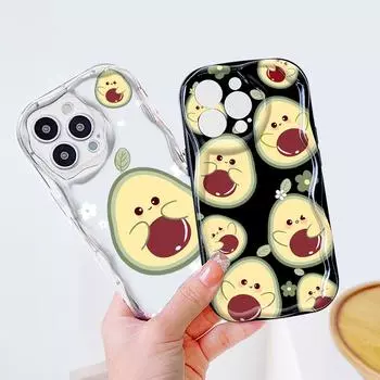 Милый мультяшный узор, кремовая текстура, мягкий силиконовый чехол с волнистыми краями, чехол для телефона Samsung Samsung A06 прозрачный