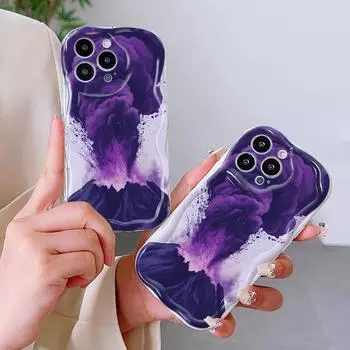 Милый мультяшный узор, кремовая текстура, мягкий силиконовый чехол с волнистыми краями, чехол для телефона Xiaomi Redmi Redmi K50 Ultra прозрачный