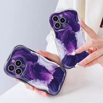 Милый мультяшный узор, кремовая текстура, мягкий силиконовый чехол с волнистыми краями, чехол для телефона для Vivo Vivo Y12 прозрачный