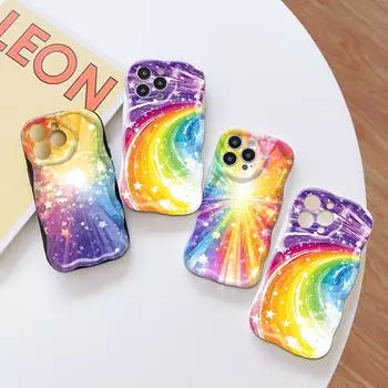 Милый мультяшный узор, кремовая текстура, мягкий силиконовый чехол с волнистыми краями, чехол для телефона для OPPO Reno Realme OPPO A56 5G белый