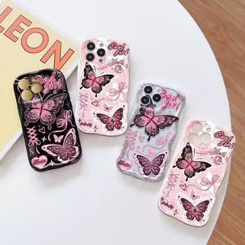 Милый мультяшный узор, кремовая текстура, мягкий силиконовый чехол с волнистыми краями, чехол для телефона для OPPO Reno Realme OPPO A53S белый