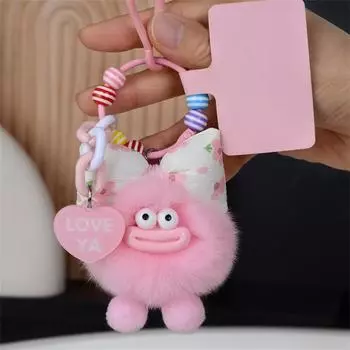 Милый мультяшный забавный маленький угольный шарик брелок модный изысканный автомобильный брелок кавайный рюкзак украшения аксессуары подарки