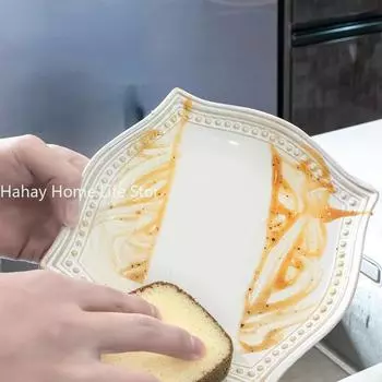 Милый набор губок для хлеба для кухни Smile Toast, набор губок для мытья посуды, чистящее средство для мытья кастрюль, губки для мытья посуды, чистящая салфетка Magic Clean