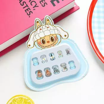 Милый нейл-арт Лабубу подарки для детей от 5 до 12 лет Suitable for aged 5-12