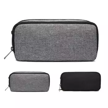 Милый нейлоновый пенал, портативный, креативный, двухслойный, канцелярский ящик, большая вместимость, детская сумка для ручек, студенческая сумка для канцелярских принадлежностей