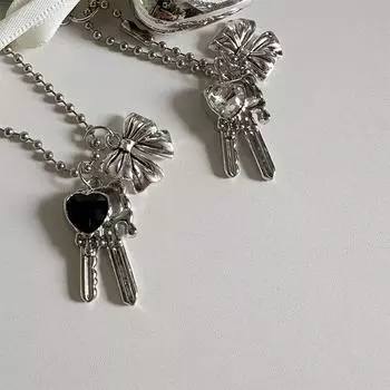 Милый нежный большой сердечный бант брелок для мобильного телефона кулон для наушников кулон для рюкзака украшения аксессуары подарки