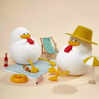 Милый ночник в виде утки с USB-перезаряжаемой светодиодной настольной лампой с регулируемой яркостью, украшение для детской спальни, мягкий силикон, подарки на день рождения для детей