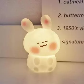 Милый ночник в виде животного для детей, ночник с сенсорным управлением для кормления грудью, декор для малышей, рождественские подарки