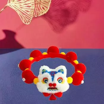 Милый новогодний ошейник для кошек Joy, креативный ремешок для кошек, моющееся ожерелье для домашних животных, котенок M