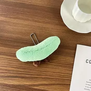 Милый огурец плюшевая игрушка брелок мультфильм овощи мягкая кукла кулон автомобильный брелок рюкзак сумка Декор детский подарок