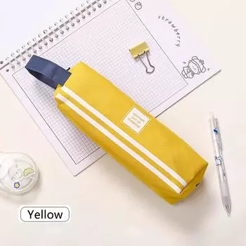 Милый пенал большой емкости, сумка для хранения канцелярских принадлежностей, школьные принадлежности, подарок розовый