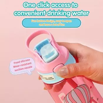 Милый пластиковый стаканчик для маленьких мальчиков, детский стаканчик для воды, поильник-непроливайка, креативный удобный стаканчик, детский стаканчик с клювом утки, студенческий стаканчик для воды