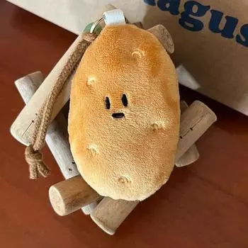 Милый плюшевый брелок с изображением картофеля, мультяшный кулон, студенческая креативная сумка, украшение Potato