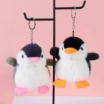 Милый плюшевый брелок в виде пингвина - маленькая подвеска для школьных сумок или машинок для захвата Approximately 12 cm