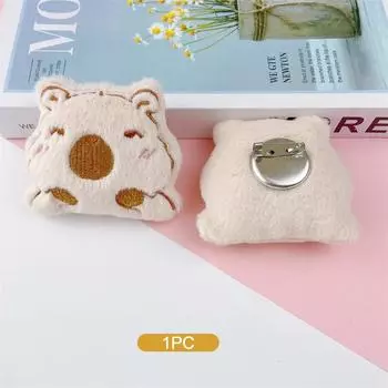 Милый плюшевый брелок в виде животного Капибара, креативный брелок, изысканная сумка, подвесное украшение, аксессуары, подарки на день рождения
