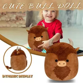 Милый плюшевый чучело 35 см, хлопковая плюшевая кукла, мягкая подушка