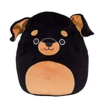 Милый плюшевый чучело 35 см, хлопковая плюшевая кукла, мягкая подушка чёрный