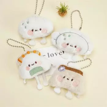Милый плюшевый хлеб баоцзы суши пельмени еда кукла игрушка подвески брелок рюкзак подвески украшение