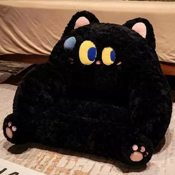 Милый плюшевый котик, подушка-сиденье на бедрах, ленивая интегрированная диванная подушка, милый кролик, утолщенная подушка для сидения татами, для девочки 60*60*40cm