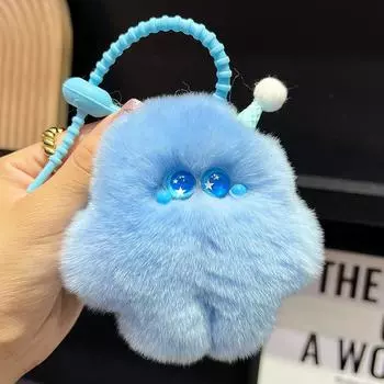 Милый плюшевый кулон, автомобильный брелок, шнурок, цепочка, милый брелок в виде мороженого, подвеска, Ins, роскошные плюшевые аксессуары Kawaii, брелок, сумка