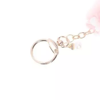 Милый плюшевый маленький кролик брелок кукла кролик кулон брелок сумка брелок школьная сумка кукла плюшевая подвеска розовый