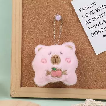 Милый плюшевый медведь брелок для девочек мультфильм кролик кавайный брелок автомобильные ключи цепи