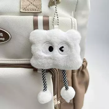 Милый плюшевый медведь брелок для девочек мультфильм кролик кавайный брелок автомобильные ключи цепи as the picture