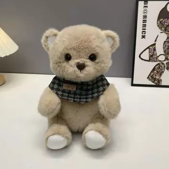 Милый плюшевый мишка, кукла, подарок на день рождения, подарок для девочки sitting height about 21 cm