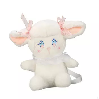 Милый плюшевый рюкзак с изображением животных, сумка на плечо, мультяшная кукла, дорожная сумка для девочки, повседневный стильный подарок для