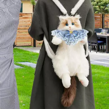 Милый плюшевый рюкзак с котом, очаровательный мультфильм для взрослых и детей, любителей