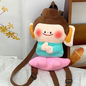 Милый плюшевый рюкзак, стильный рюкзак для уличного подарка на годовщину