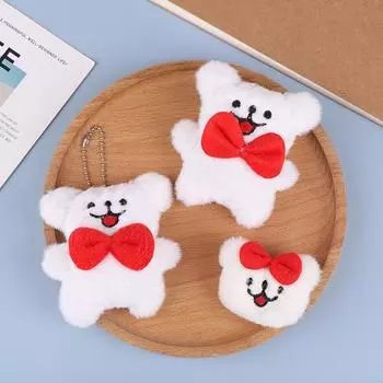 Милый плюшевый щенок брелок брошь плюшевая кукла кулон брелок сделай сам безделушка детские мягкие игрушки сумка украшения для автомобиля