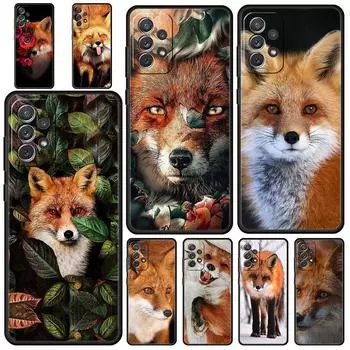 Милый подарочный чехол для телефона Red Fox для Samsung Galaxy A51 A71 A21S A12 A11 A31 A52 A41 A32 A01 A23 A33 A53 A73 A03S A13 5G Мягкий чехол Samsung A01