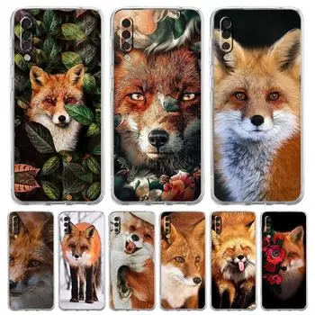 Милый подарочный чехол для телефона Red Fox для Samsung Galaxy A52 A50 A70 A30 A40 A20E A10 A10S A20S A02S A04s A12 A22 A32 A72 5G прозрачный чехол Samsung A20E