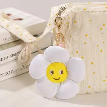 Милый Подсолнух Подвеска Красочный Цветок Сумка Подвеска Студенческий Школьный Портфель Брелок Подвеска Подарок На День Рождения 13cm