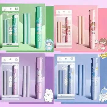 Милый прессованный мультяшный ластик для карандашей, сменный резиновый стержень, школьный резиновый ластик, детский офисный ластик, канцелярские принадлежности