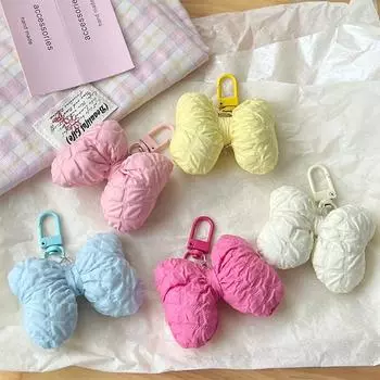 Милый простой брелок-бантик, модный 3D-брелок-подвеска в виде банта для женщин и девочек, креативный рюкзак, подвесное украшение, подарки розовый