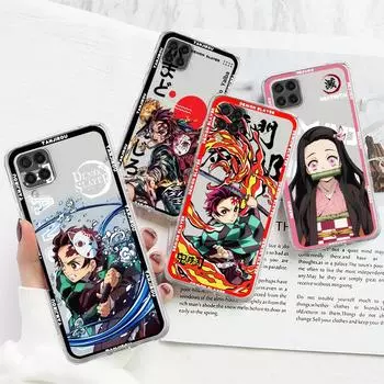 Милый прозрачный чехол Demon Slayer для Samsung Galaxy A52 A12 A51 A32 A21s A71 A32 A22 50 A70 A31 A72 5G, чехол для телефона Samsung A71 5G