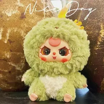 Милый ребенок три китайских зодиака плюшевая кукла слепая коробка таинственная коробка животное виниловая кукла модель орнамент детские игрушки девочка рождественские подарки