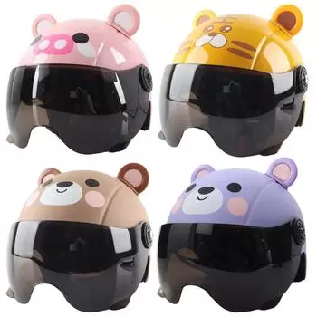 Милый регулируемый детский шлем для верховой езды, защитный шлем для велосипеда, детский сверхлегкий амортизирующий шлем для скейтборда для малышей