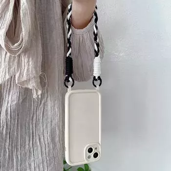 Милый ремешок для мобильного телефона, подвесное украшение, которое можно носить с собой, скрученная веревка, анти-потеря, подвеска, прочный браслет на запястье с короткими ремешками
