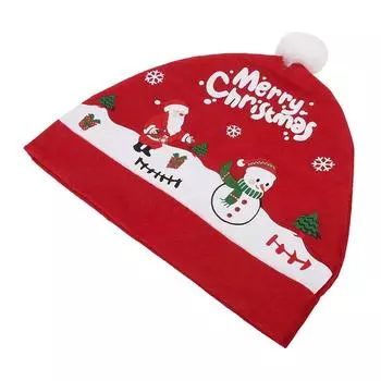 Милый рождественский чехол на подголовник Санта-Клауса, универсальные автомобильные чехлы на передние и задние сиденья, праздничное украшение салона автомобиля One Size красный