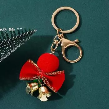 Милый рождественский колокольчик бант сумка кулон рождественская серия брелок аксессуары