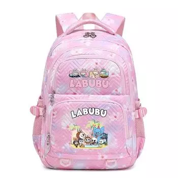 Милый рюкзак с принтом Студенческий Подростковый Детский Для девочки Для мальчика Школьная сумка Сумка для книг Мужской Женский Большая вместимость Водонепроницаемый Сумка для ноутбука Мочила