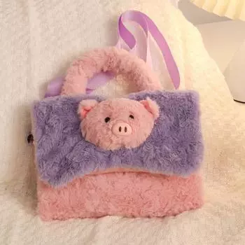 Милый рюкзак с животными, грелка для рук, мешок для горячей воды, грелка для рук для студенческого общежития, грелка для рук для офиса осенью и зимой Pack 28 * 20cm (including hot water bag)