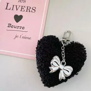 Милый рюкзак украшение бант шарм ювелирные изделия ретро брелок сердце аксессуар красный