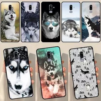 Милый щенок аляскинского хаски для Samsung J3 J5 J7 J510 J310 J330 J710 J730 J1 A3 A5 2016 2017 J4 J6 Plus J8 2018 чехол J7 2016 - J710